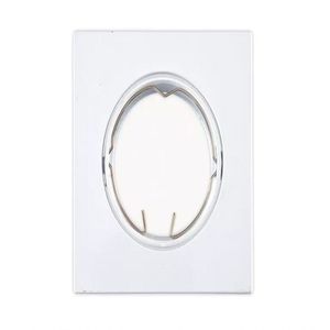 Mini Spot Embutir Direcionável Branco P/ Mr11 Gu10 Quadrado 3W Da Lâmpada Branco Quente