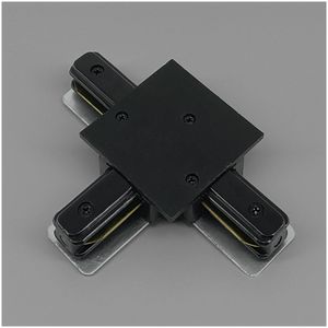 Emenda T Conector Em T Para Trilho Eletrificado Embutir Produto Preto