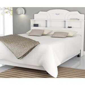 Cabeceira Box Casal Estrela 1,60 Branco - Vitamov 0410510