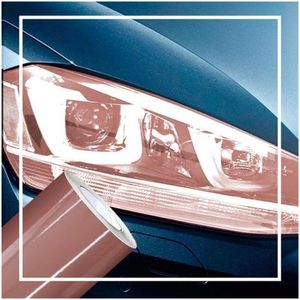 Película Adesiva Lanterna E Farol, Carro E Moto - Fumê Escuro Cor Cobre