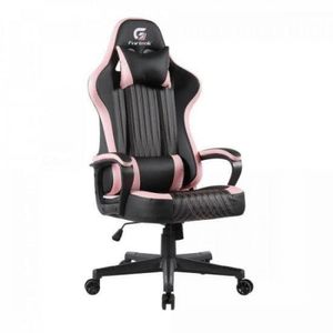 Cadeira Gamer Vickers Preta Rosa Fortrek