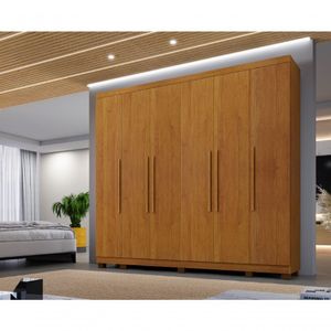 Guarda Roupa Casal 6 Portas E 6 Gavetas Atlanta Benetil Cor:cinamomo