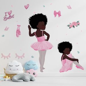 Adesivo De Parede Bailarina Love Ballet Titulos Modelo 2