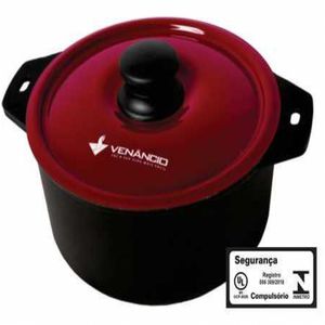 Panela De Ferro Fundidotampa Bordô 220x115 Met. Met. Venâncio