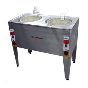 Fritadeira Elétrica 24D Skymsen 24L Óleo 14L 2Cubas 2X 8000W