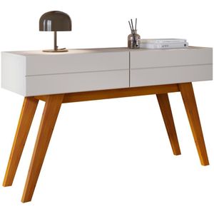 Aparador Para Sala 2 Gavetas Noronha Off White Matte Clb Off White Matte