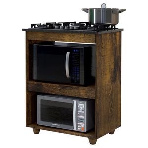 Balcão Para Cooktop 5 Bocas Turim Cor:ypê