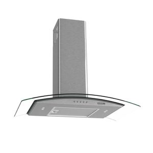 Coifa De Parede Clean Vidro Curvo 75cm 140w 110v
