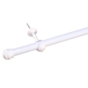 Varão De Cortina Simples 4 Metros 19mm Branco
