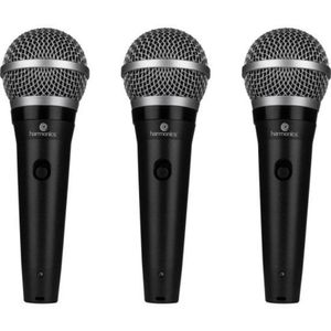 Kit Com 3 Microfone Harmonics Dinâmico Cardióide Mdu101