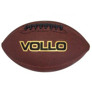 Bola De Futebol Americano Vollo Cor Marrom