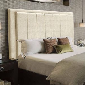 Cabeceira Opala Cama Box King 193Cm Linho Bege Claro