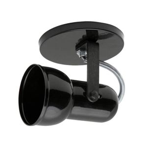 Spot B1 Simples Copinho Para 1X E27 Led Bulbo Preto - Bivolt