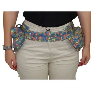Pochete Cartucheira Feminina De Tecido Waist Bag Zup Floral