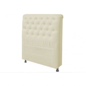 Cabeceira Paris Para Cama Box Solteiro 90 Cm Corino - Js Móveis Corino Bege