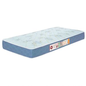 Colchão Solteiro Sleep Max Espuma D45 120x203x18cm Branco/azul - Castor