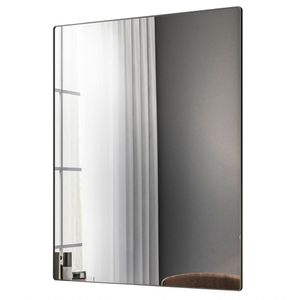 Espelho Decorativo Retangular Com Moldura Shine D09 Preto - Mpozenato