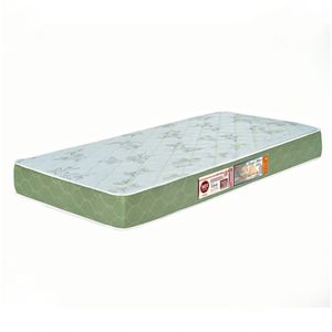Colchão Solteiro Sleep Max Espuma D33 120X203X15Cm Branco/Verde - Castor