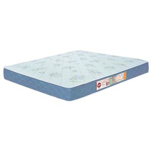 Colchão Casal King Sleep Max Espuma D45 193x203x25cm Branco/azul - Castor