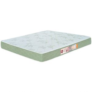 Colchão Casal King Sleep Max Espuma D33 193X203X25Cm Branco/Verde - Castor