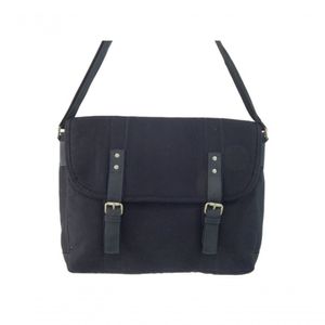 Bolsa Masculina Carteiro De Lona Zup Preto