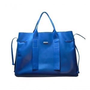 Bolsa Feminina De Couro Carnal Zup Azul