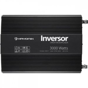 Inversor De Onda Modificada 3000W 12Vdc/127V Pw12-1 Off Grid