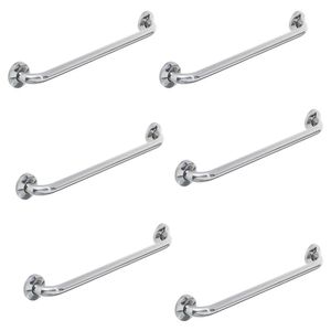 Alça Barra De Apoio Banheiro 60 Cm Acessibilidade 6 Uni