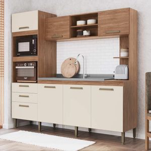 Cozinha Compacta 7 Portas E 2 Gavetas Irm Melyna