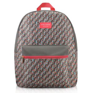 Mochila Feminina Jacki Design City Zigzag Cinza Abc17569-cz