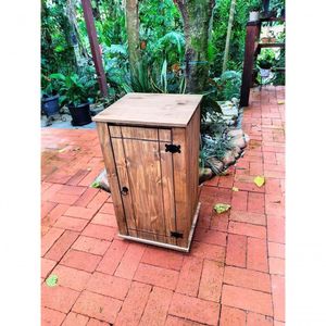 Balcão Para Bebedouro 1 Porta 84x45x42 De Madeira Maciça Móveis Rio Negrinho