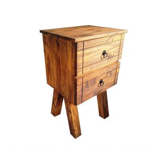 Cômoda Com 2 Gavetas De Madeira Maciça Móveis Arpus