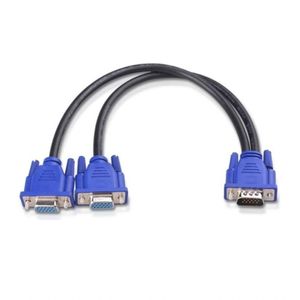 Cabo Y P/ Monitor 1 Vga (macho) X 2 Vga (fêmea) Adaptador