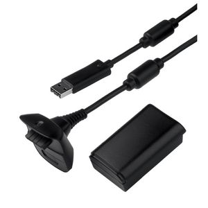 Bateria Recarregável + Cabo Usb P/ Controle Xbox 360