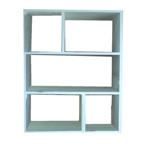 Estante De Parede Multiuso Decoração Livros Organização Banh