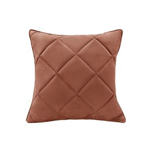 Almofada Decorativa Nina Matelassê 48X48 Veludo Cobre