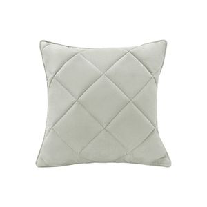 Almofada Decorativa Nina Matelassê 48X48 Veludo Prata