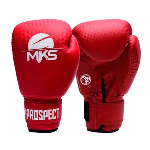 Luva Mks Prospect Homologada Cbkb Cor Vermelho 14 Oz