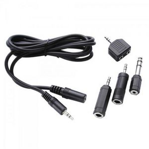 Kit Adaptador C/4 + Cabo P2 St + J2 St 1,80m Cbpd0004 Preto Generico