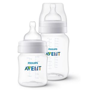 Kit Com 2 Mamadeira Avent Anticolica 125/260ml Philips Avent