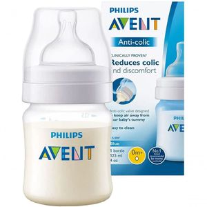 Mamadeira Anti-colica Transparente Com 125 Ml Phillips Avent