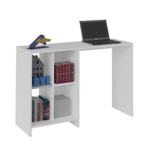 Escrivaninha / Mesa Para Notebook Matrix Branco E 4 Nichos