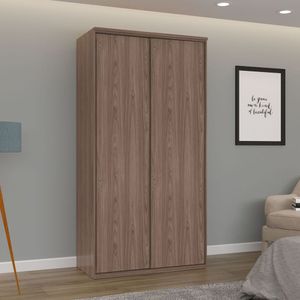 Guarda-roupa Capuccino 2 Portas E 3 Gavetas Internas