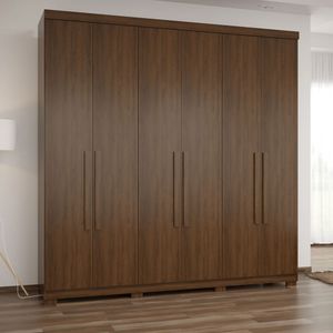 Guarda-roupa Monarca Madeirado 6 Portas E 6 Gavetas