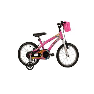 Bicicleta Baby Girl A16 c/ Cestinha Athor Rosa