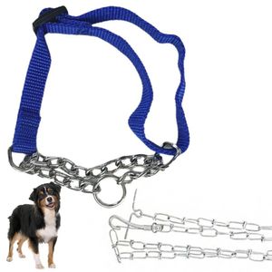 Coleira Semi Enforcadora Cachorro Dog Kit Guia Passeio Aço Zincado Resistente Rua Treinamento