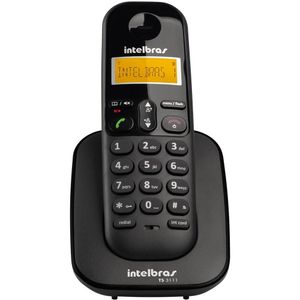 Ramal De Telefone Sem Fio Ts3111 Preto Intelbras
