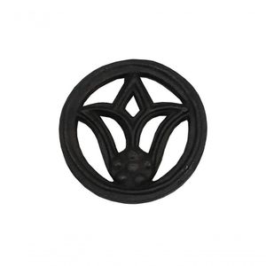 Rosácea Decoração De Ferro Flor De Lírio Grade Portão 15Cm