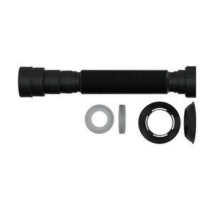 Sifão Flexível Blukit Tubo Extensivo 70cm Universal Preto
