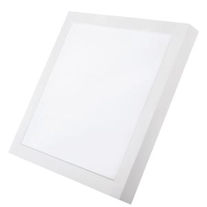 Painel Led Taschibra Lux Quadrado Sobrepor 32w 40x40 Bivolt Comercial 3000k Luz Quente
